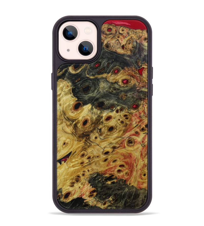 iPhone 14 Plus Wood+Resin Phone Case - Lilith (Wood Burl, 647592)