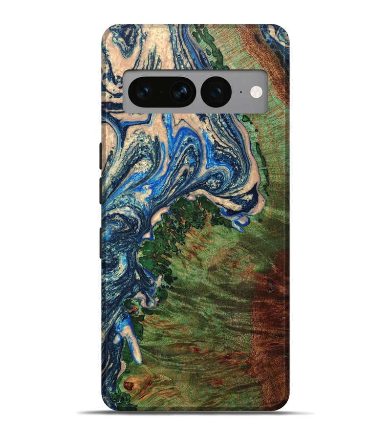 Pixel 7 Pro Wood+Resin Live Edge Phone Case - Kira (Artist Pick, 641163)