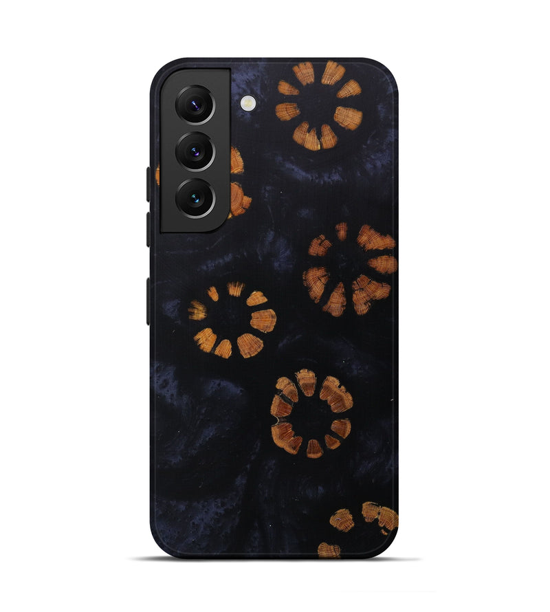 Galaxy S22 Wood+Resin Live Edge Phone Case - Louis (Pure Black, 610307)