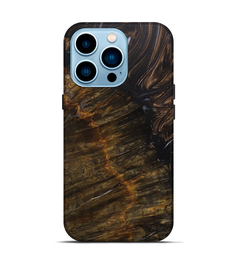 iPhone 14 Pro Wood+Resin Live Edge Phone Case - Rey (Artist Pick, 631567)
