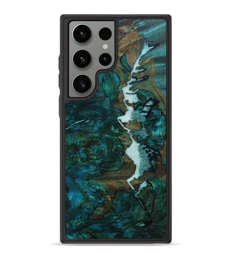 Galaxy S23 Ultra Wood+Resin Phone Case - Cruz (Pattern, 642739)