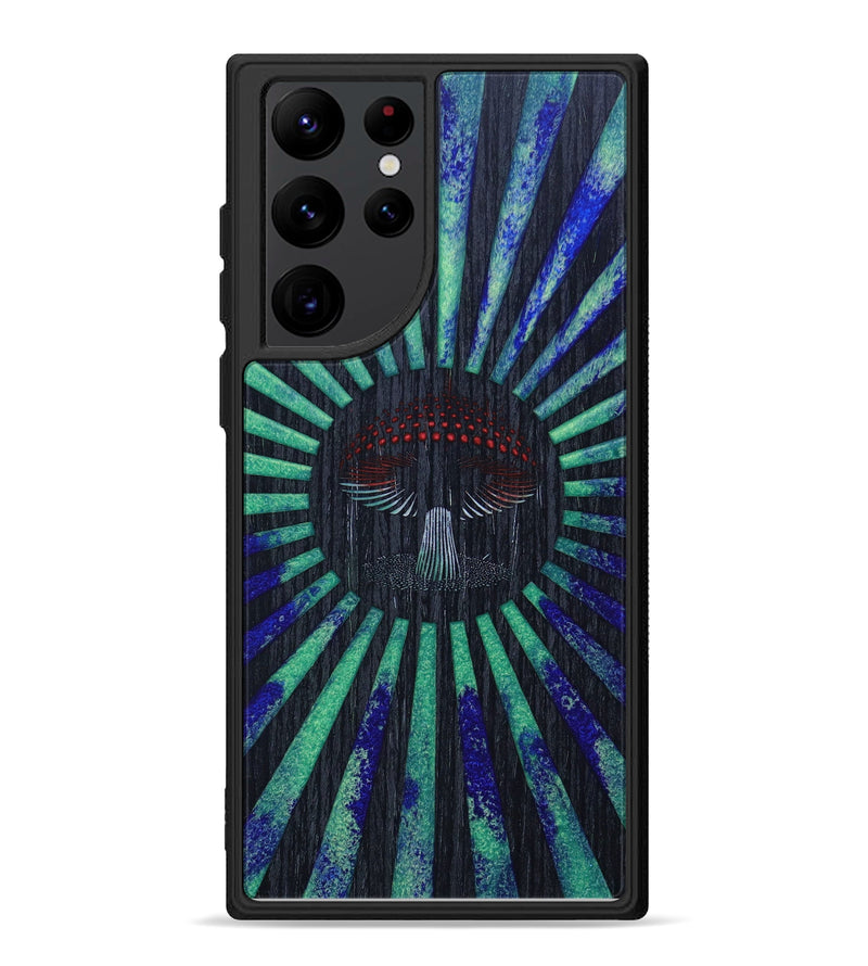 Galaxy S22 Ultra Wood+Resin Phone Case - Reed (Retro, 634369)