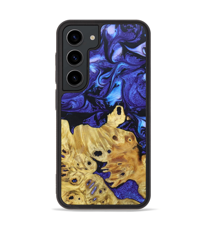 Galaxy S23 Wood+Resin Phone Case - Marjorie (Purple, 628487)