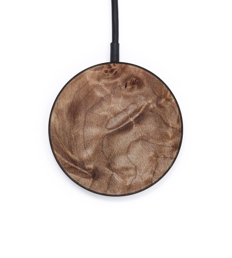 Circle Burl Wood Wireless Charger - Maggie (Wood Burl, 643452)