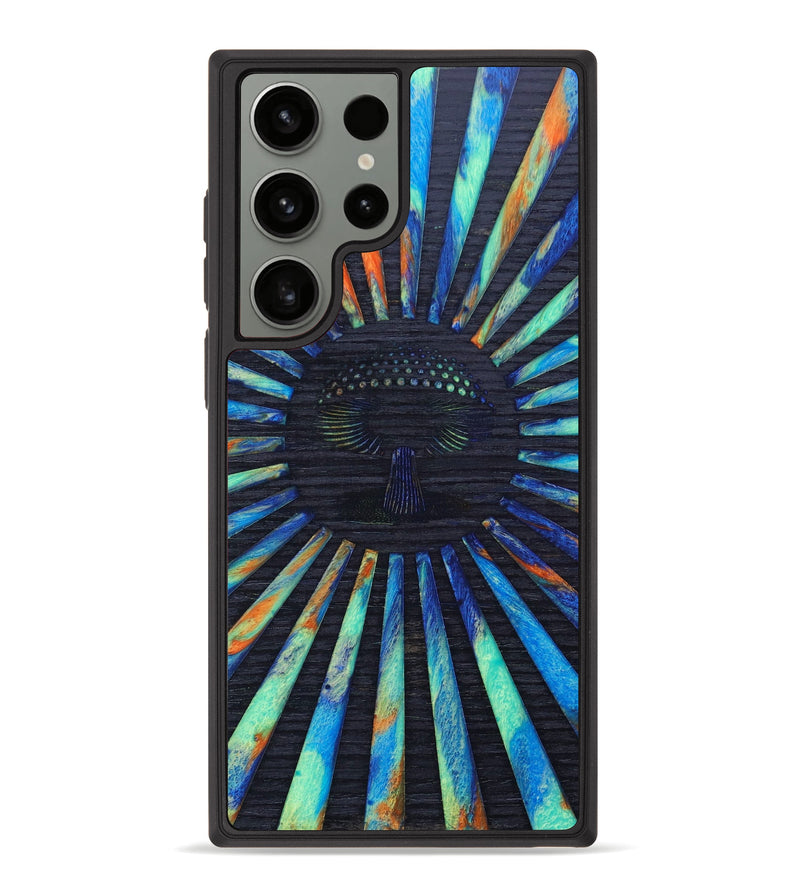 Galaxy S23 Ultra Wood+Resin Phone Case - Summer (Retro, 634782)