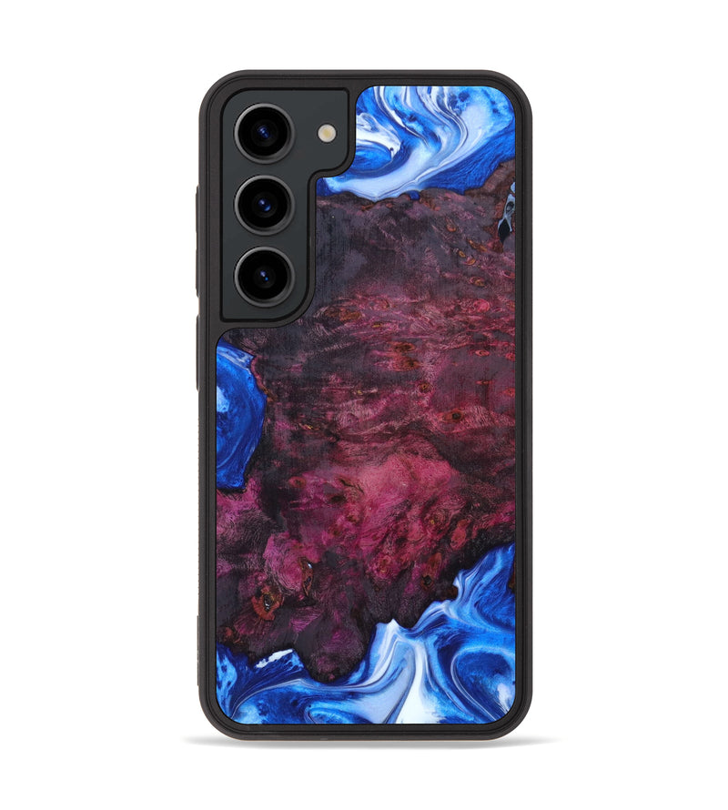 Galaxy S23 Wood+Resin Phone Case - Chander (Blue, 633530)