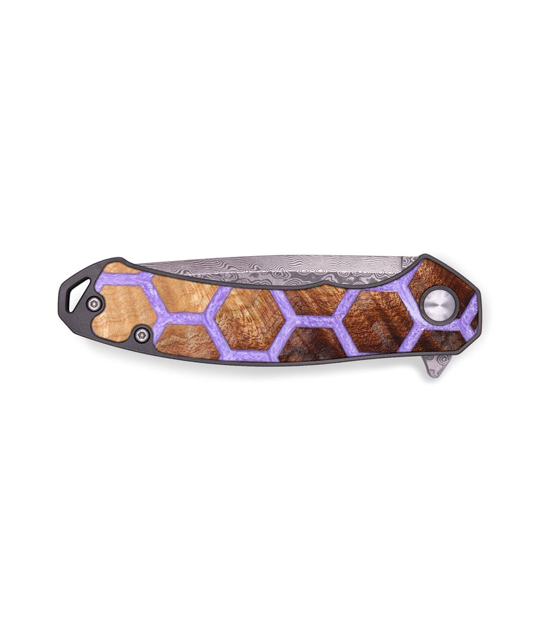 EDC Wood+Resin Pocket Knife - Marcella (Pattern, 636422)