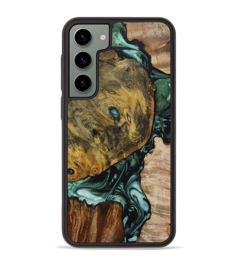 Galaxy S23 Plus Wood+Resin Phone Case - Edmund (Mosaic, 645495)