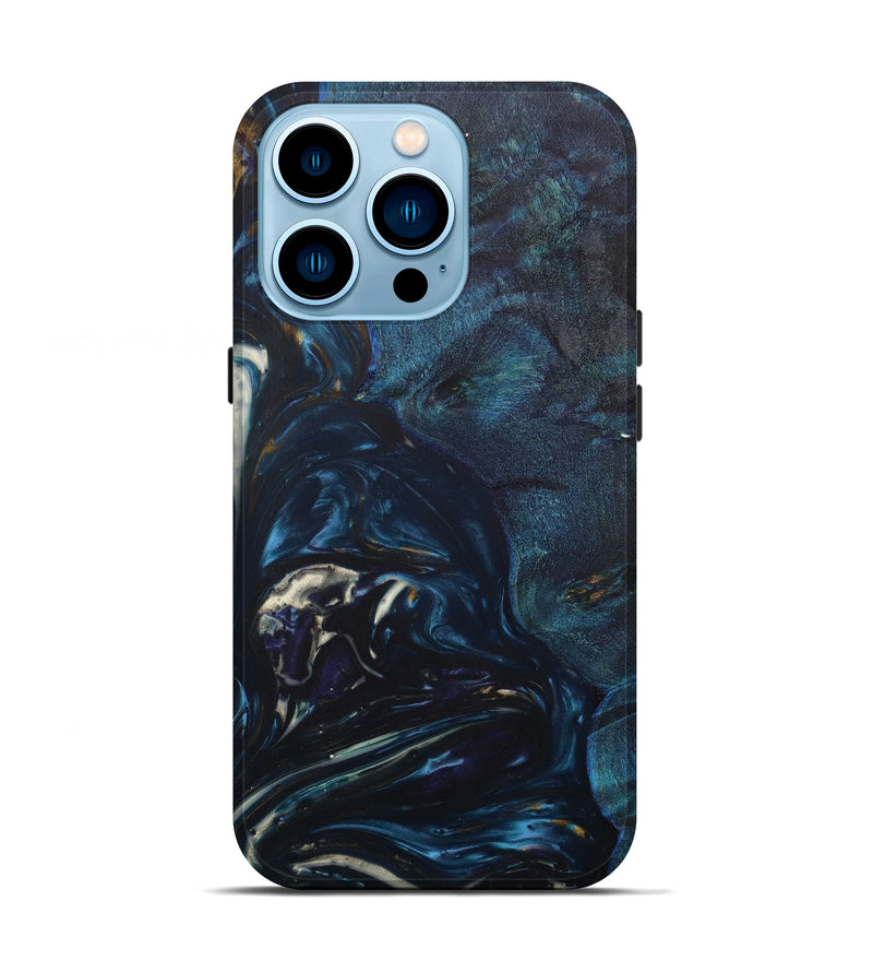 iPhone 14 Pro Wood+Resin Live Edge Phone Case - Ranea (Artist Pick, 633269)