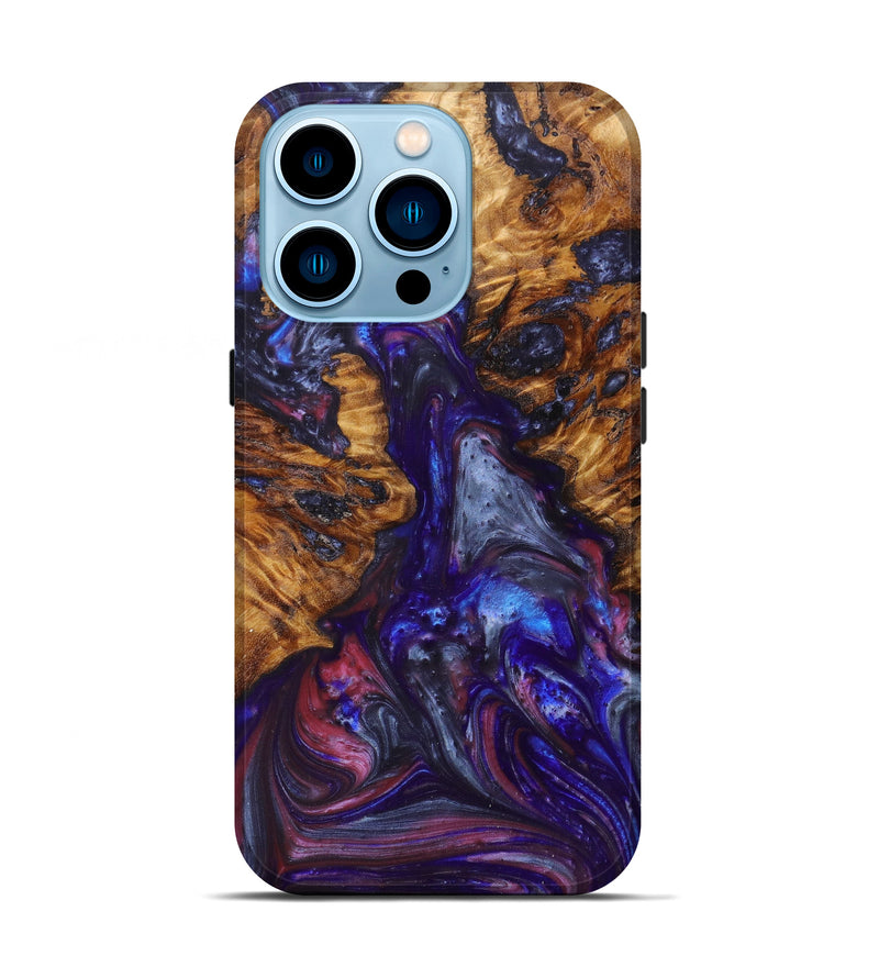iPhone 14 Pro Wood+Resin Live Edge Phone Case - Jolene (Artist Pick, 626347)