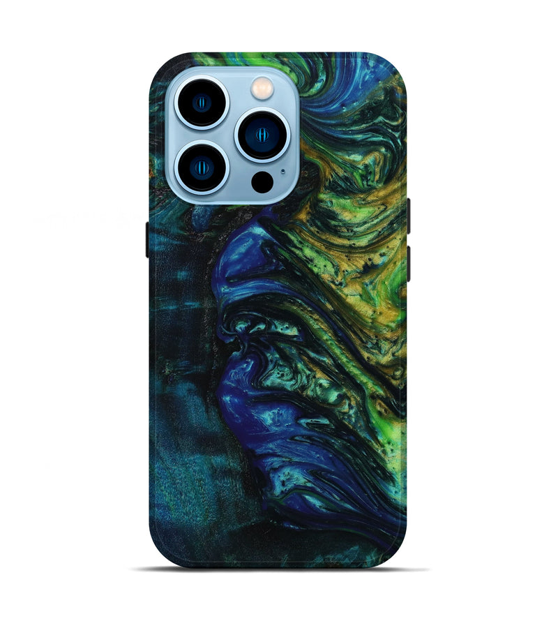 iPhone 14 Pro Wood+Resin Live Edge Phone Case - Conor (Artist Pick, 642869)