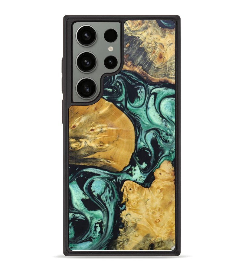 Galaxy S23 Ultra Wood+Resin Phone Case - Lane (Mosaic, 623976)