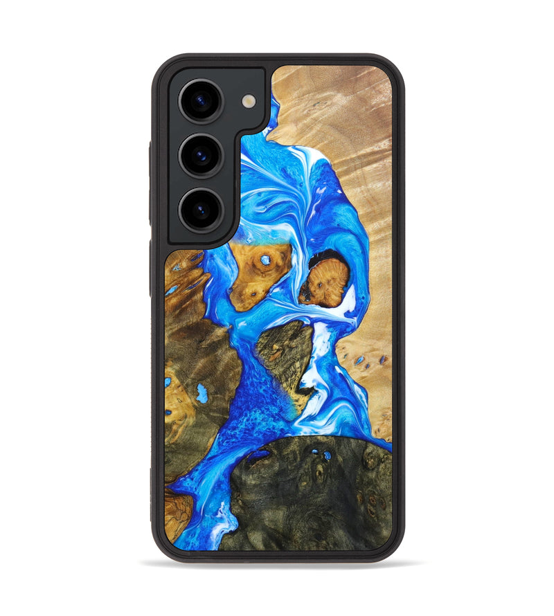 Galaxy S23 Wood+Resin Phone Case - Kadence (Mosaic, 637383)