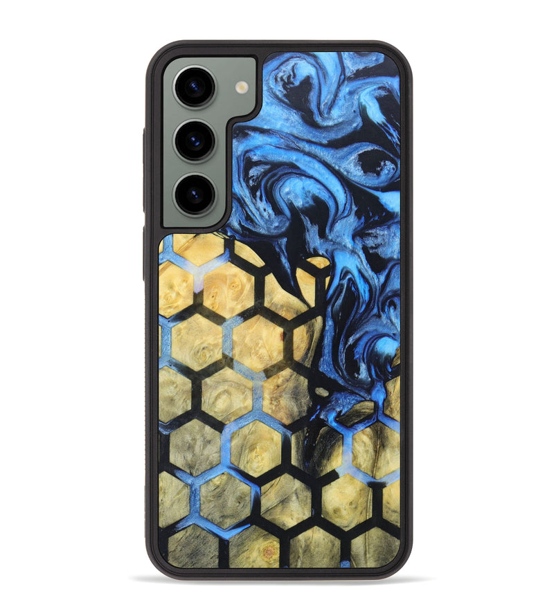 Galaxy S23 Plus Wood+Resin Phone Case - Vivianna (Pattern, 625689)