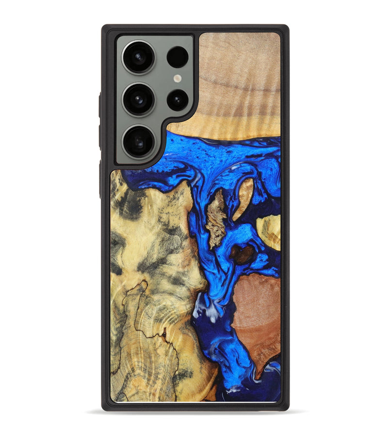 Galaxy S23 Ultra Wood+Resin Phone Case - Stephanie (Mosaic, 625294)