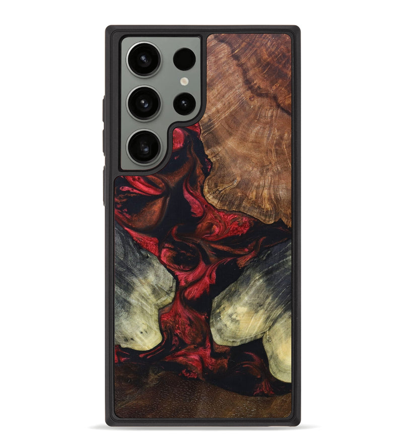 Galaxy S23 Ultra Wood+Resin Phone Case - Amia (Mosaic, 626143)