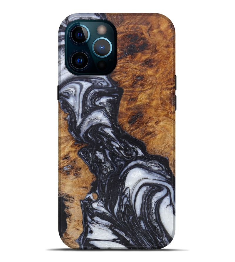 iPhone 12 Pro Max Wood+Resin Live Edge Phone Case - Tasha (Artist Pick, 623185)