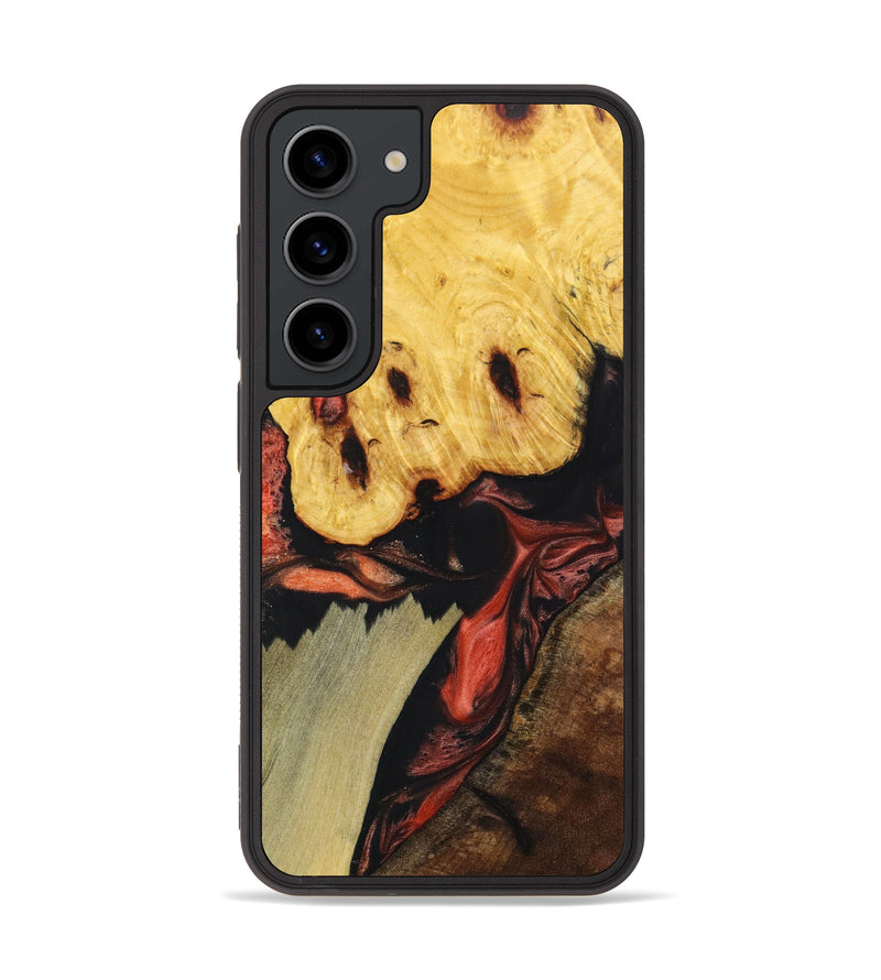 Galaxy S23 Wood+Resin Phone Case - Pippy (Mosaic, 633499)