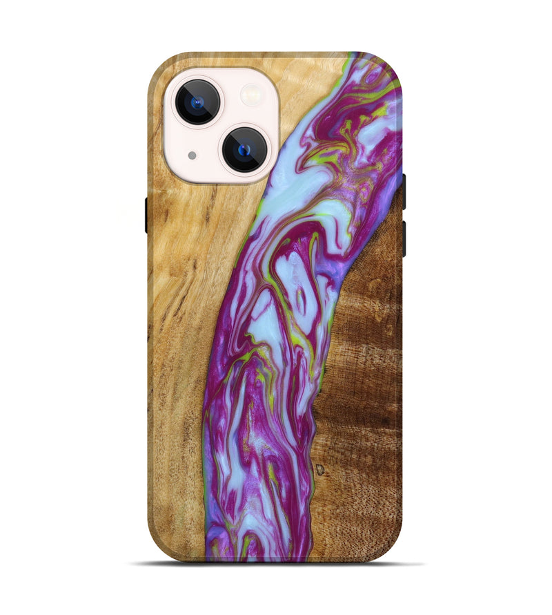 iPhone 13 Wood+Resin Live Edge Phone Case - Ida (Artist Pick, 641919)