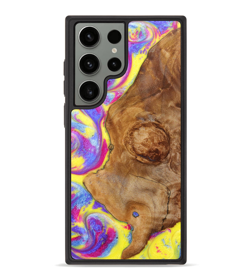 Galaxy S23 Ultra Wood+Resin Phone Case - Matt (Retro, 639598)