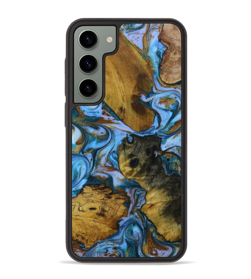 Galaxy S23 Plus Wood+Resin Phone Case - Karter (Mosaic, 648151)