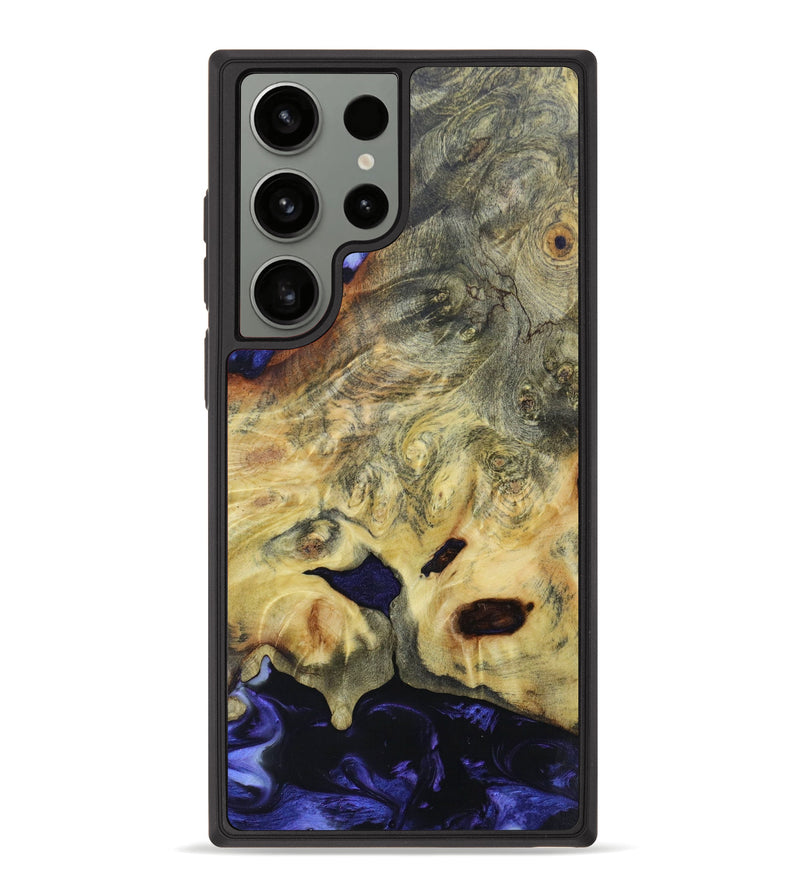 Galaxy S23 Ultra Wood+Resin Phone Case - Dayton (Purple, 623361)