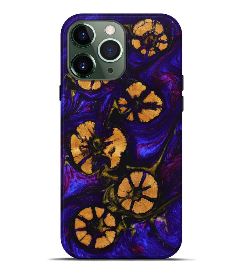 iPhone 13 Pro Max Wood+Resin Live Edge Phone Case - Mckenzie (Artist Pick, 631852)