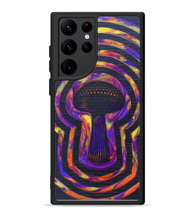 Galaxy S22 Ultra Wood+Resin Phone Case - Simon (Retro, 634447)
