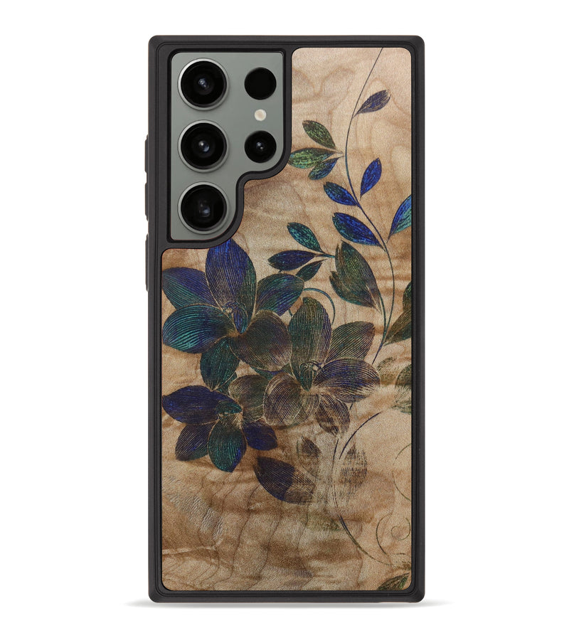 Galaxy S23 Ultra Wood+Resin Phone Case - Dennis (Pattern, 635732)