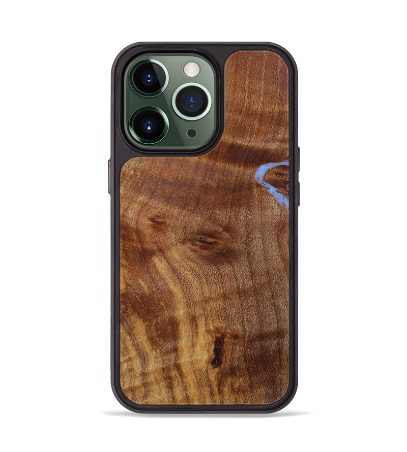 iPhone 13 Pro Wood+Resin Phone Case - Janice (Wood Burl, 646750)