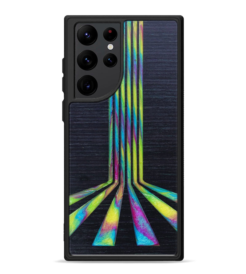 Galaxy S22 Ultra Wood+Resin Phone Case - Cayden (Retro, 634715)