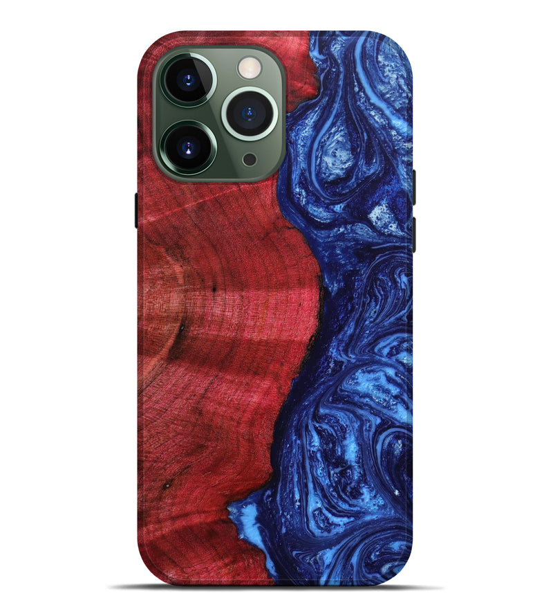 iPhone 13 Pro Max Wood+Resin Live Edge Phone Case - Cole (Artist Pick, 643768)