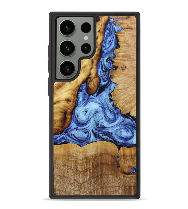 Galaxy S23 Ultra Wood+Resin Phone Case - Annabella (Mosaic, 647000)