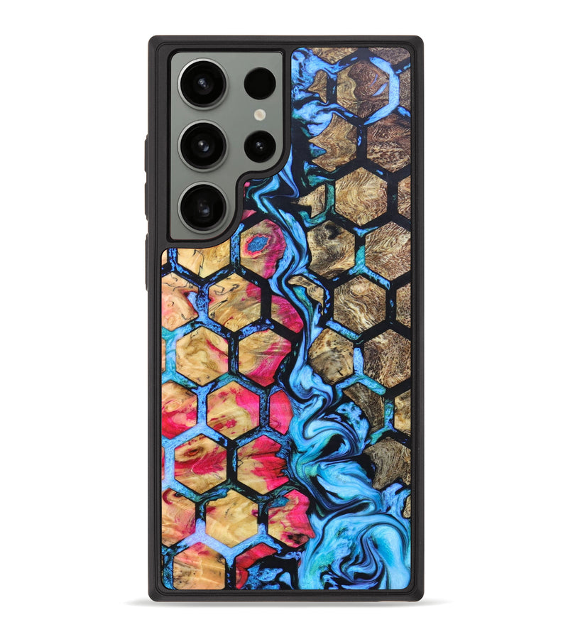 Galaxy S23 Ultra Wood+Resin Phone Case - Reign (Pattern, 629618)