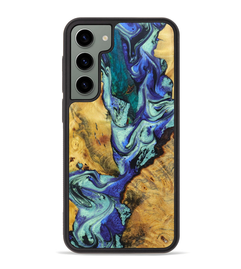 Galaxy S23 Plus Wood+Resin Phone Case - Earnestine (Mosaic, 623984)