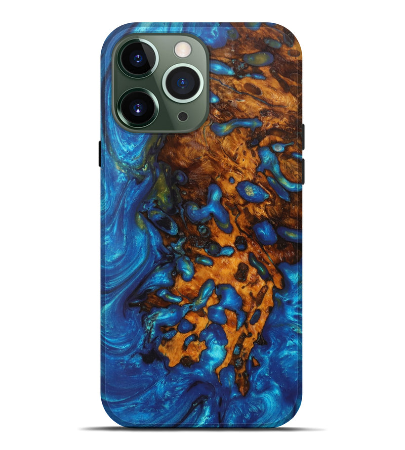 iPhone 13 Pro Max Wood+Resin Live Edge Phone Case - Allyssa (Artist Pick, 611150)