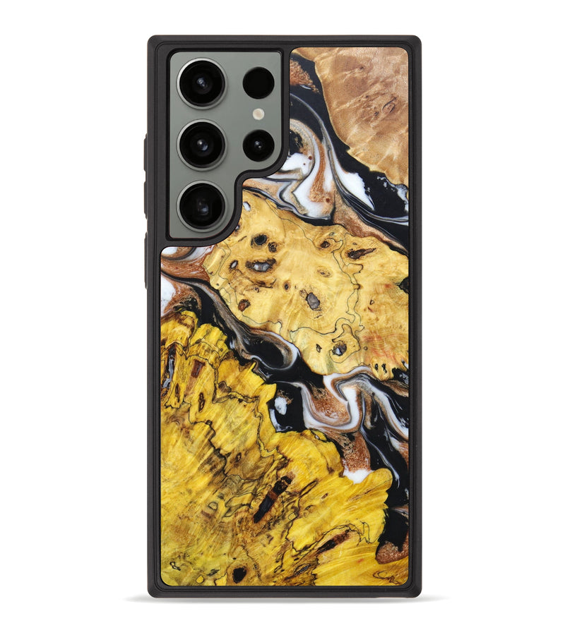Galaxy S23 Ultra Wood+Resin Phone Case - Samir (Mosaic, 630078)