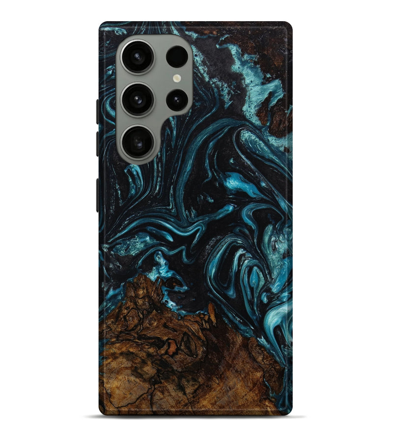 Galaxy S23 Ultra Wood+Resin Live Edge Phone Case - Roxanne (Artist Pick, 645993)