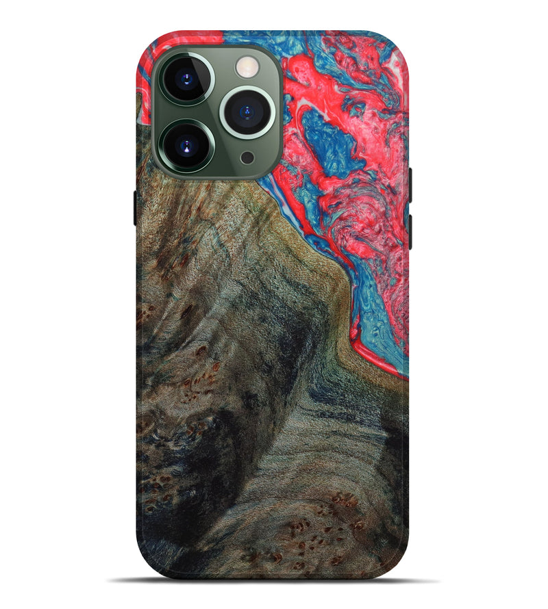 iPhone 13 Pro Max Wood+Resin Live Edge Phone Case - Henry (Artist Pick, 643402)