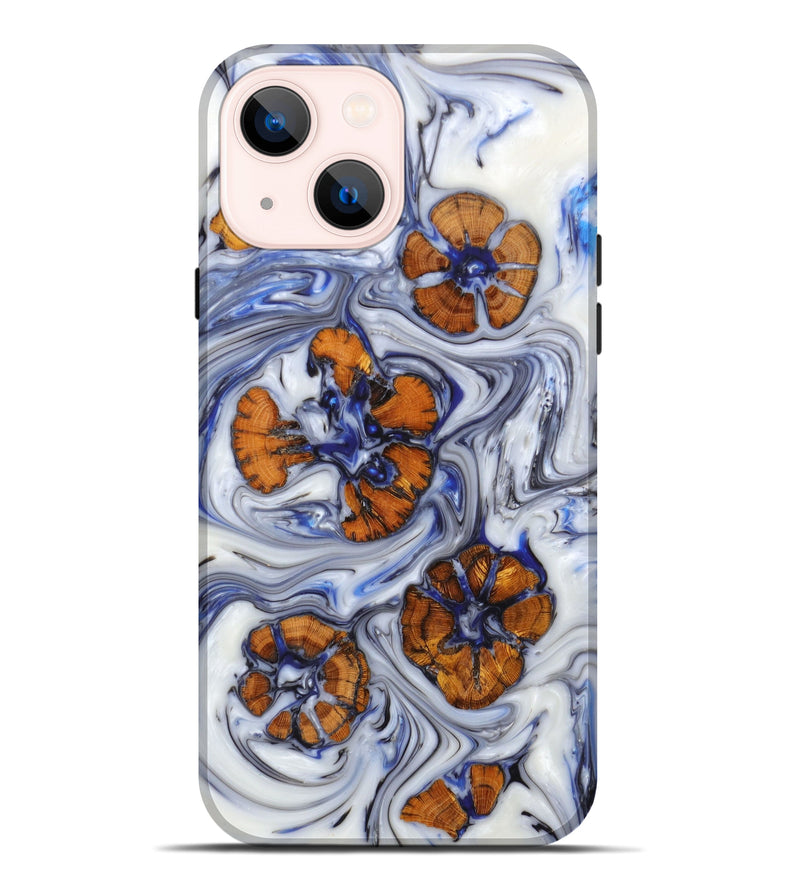 iPhone 14 Plus Wood+Resin Live Edge Phone Case - Leylani (Artist Pick, 611159)