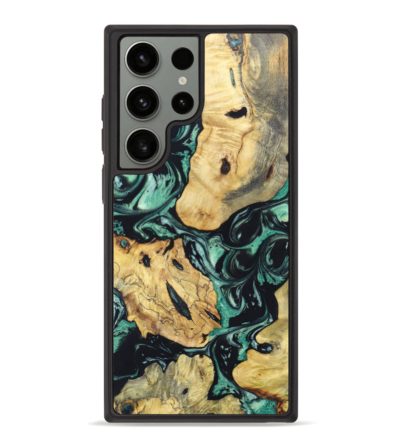 Galaxy S23 Ultra Wood+Resin Phone Case - Dasia (Mosaic, 628124)