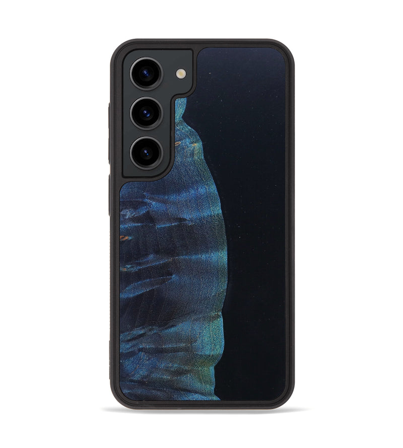 Galaxy S23 Wood+Resin Phone Case - Denisse (Black & White, 625626)