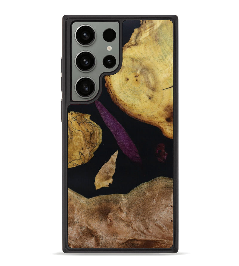 Galaxy S23 Ultra Wood+Resin Phone Case - Diamond (Mosaic, 646643)