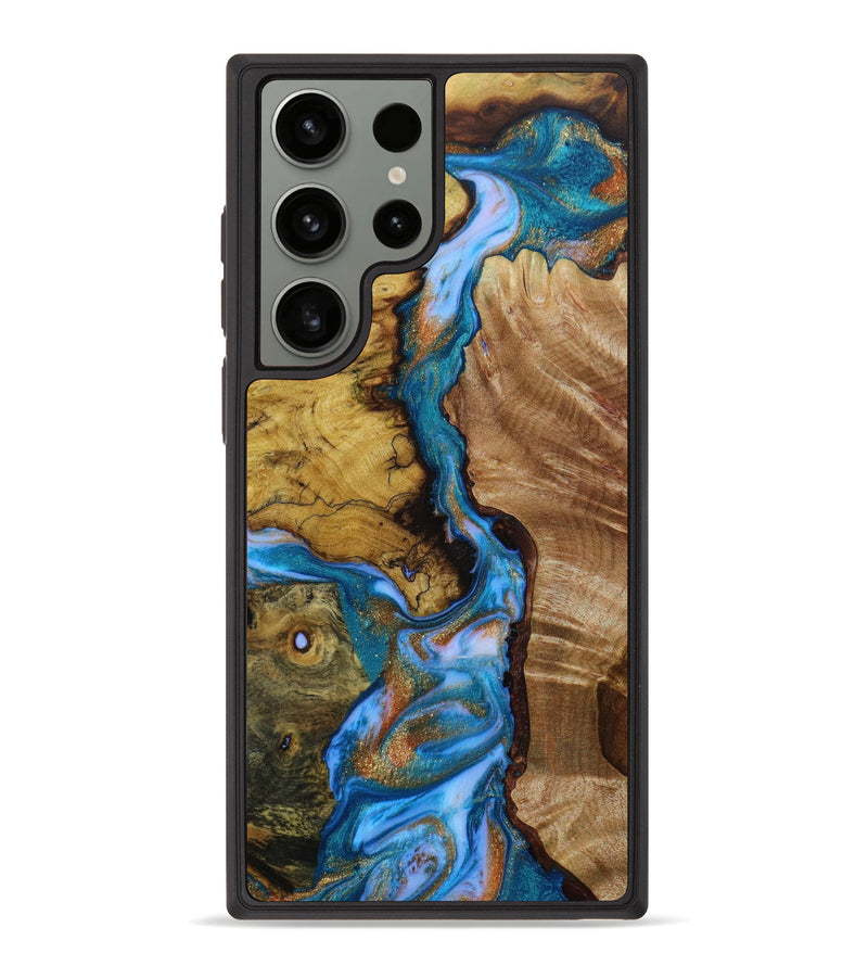 Galaxy S23 Ultra Wood+Resin Phone Case - Camden (Mosaic, 648281)