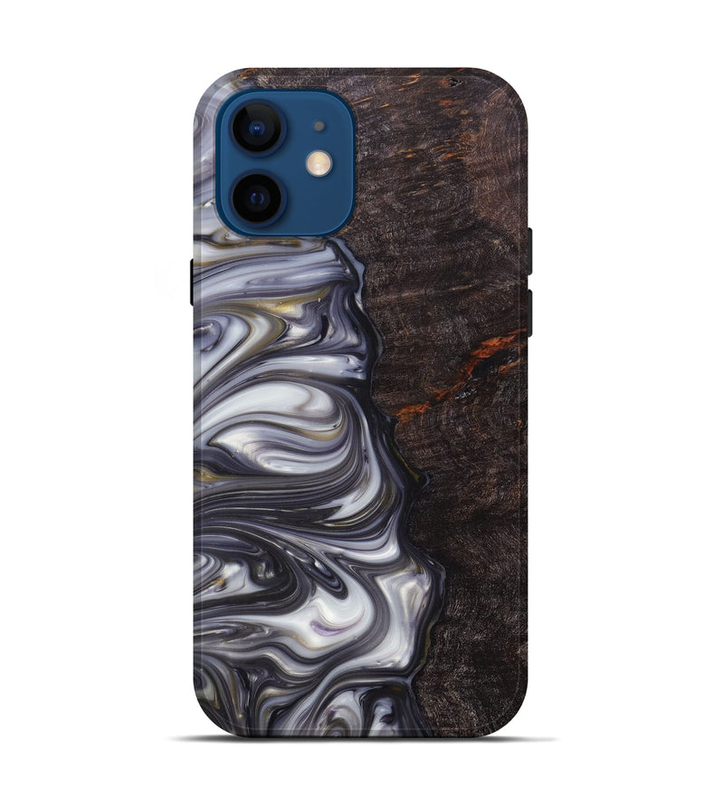 iPhone 12 Wood+Resin Live Edge Phone Case - Wanda (Artist Pick, 621698)