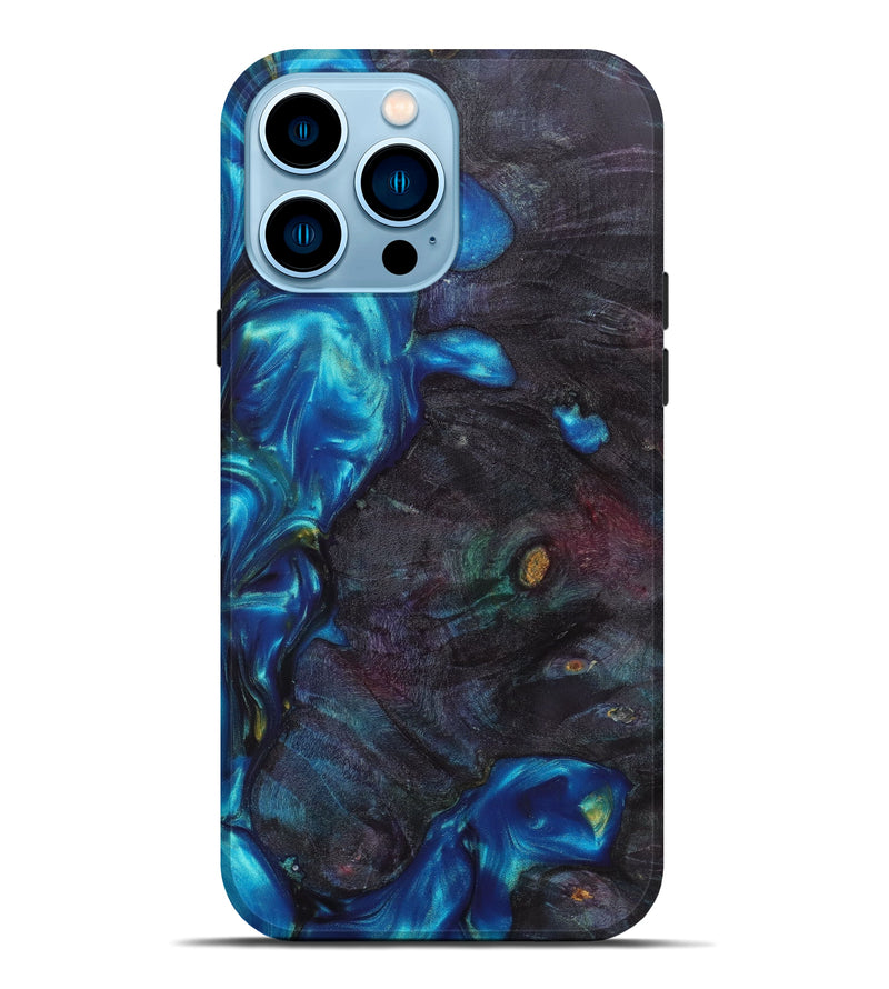 iPhone 14 Pro Max Wood+Resin Live Edge Phone Case - Arthur (Artist Pick, 632697)