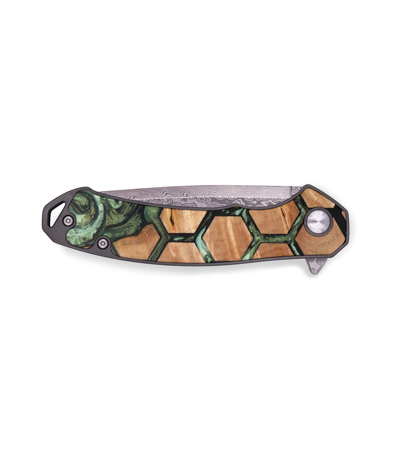 EDC Wood+Resin Pocket Knife - Josiah (Pattern, 645879)