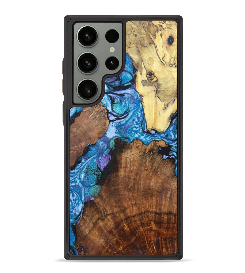 Galaxy S23 Ultra Wood+Resin Phone Case - Jody (Mosaic, 625863)
