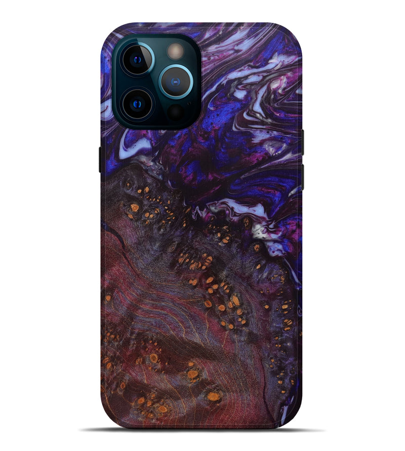 iPhone 12 Pro Max Wood+Resin Live Edge Phone Case - Jeremias (Artist Pick, 625499)