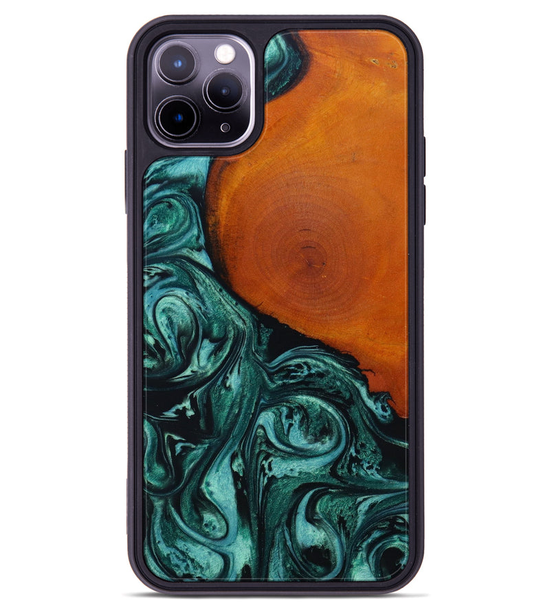 iPhone 11 Pro Max Wood+Resin Phone Case - Tammie (Artist Pick, 644593)